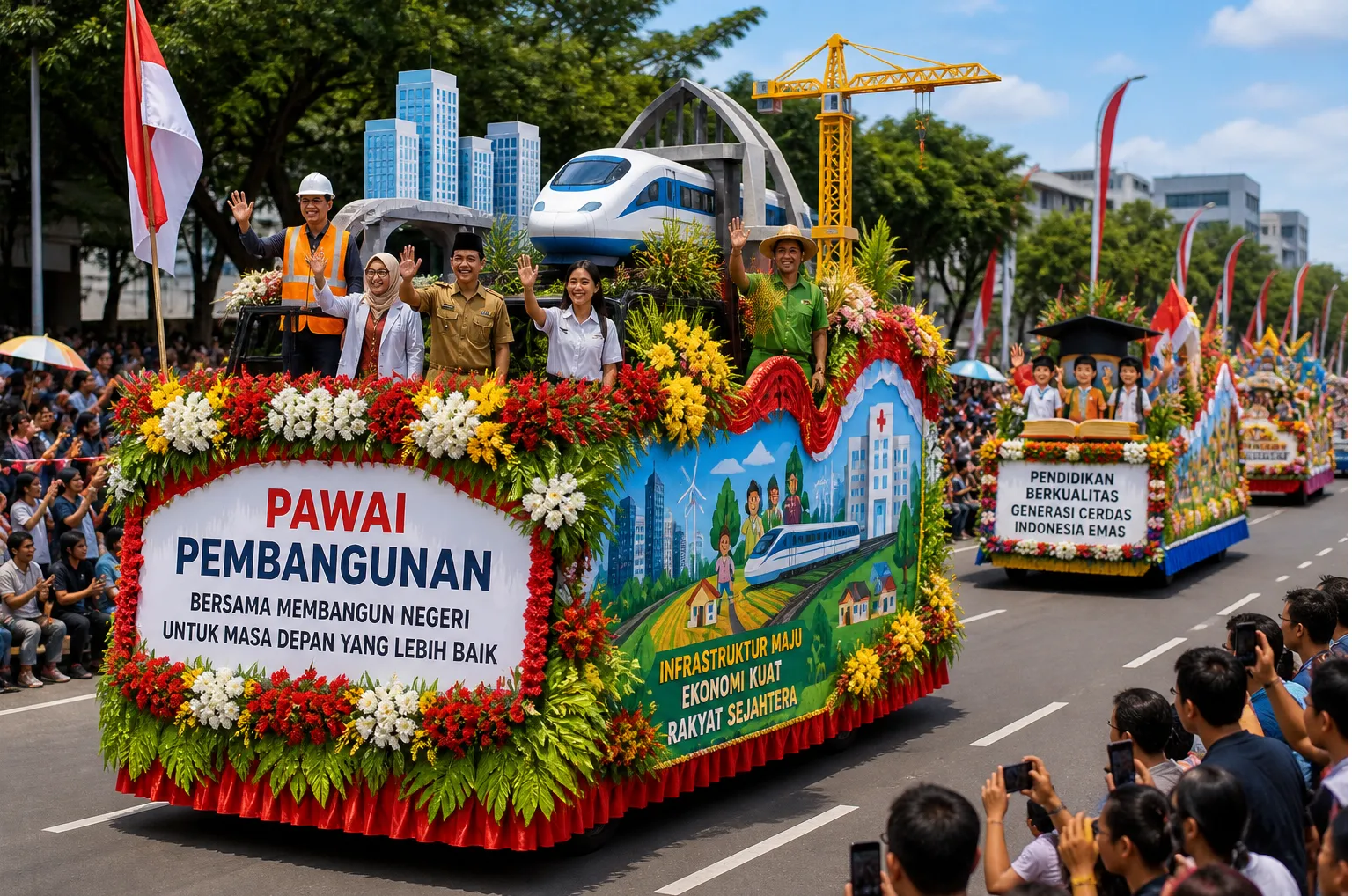 Besok Ada Pawai Pembangunan di Solo, Simak Rekayasa Lalu Lintasnya