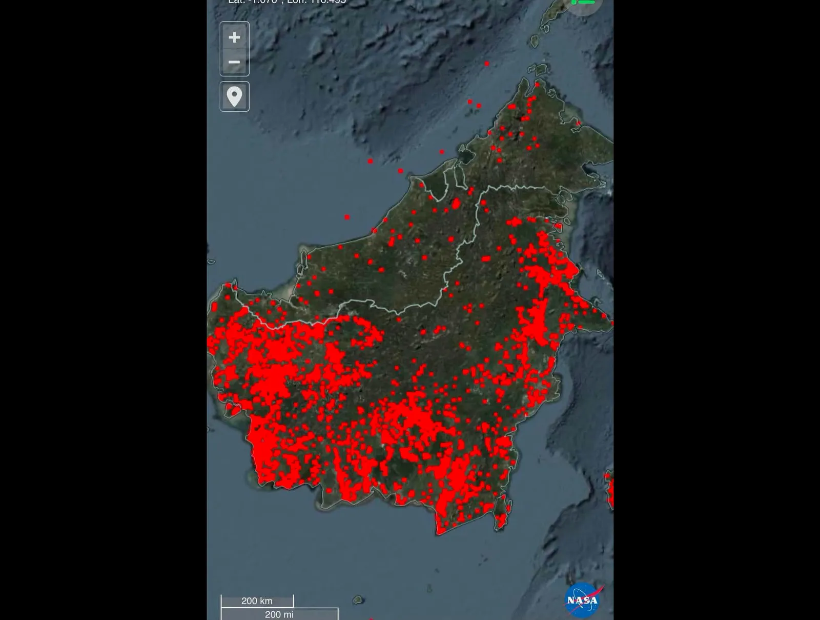 534 Titik Panas Karhutla Terdeteksi di Indonesia, Kalimantan Paling Banyak