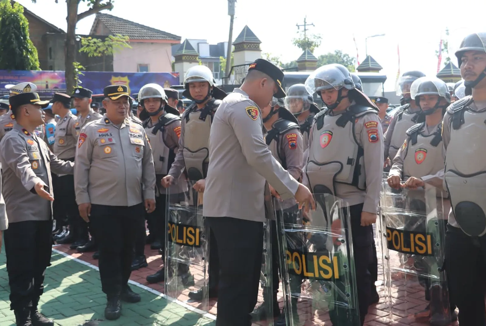Siap Siaga, Personel Polres Wonogiri Apel dan Latihan Tangani Gangguan Keamanan