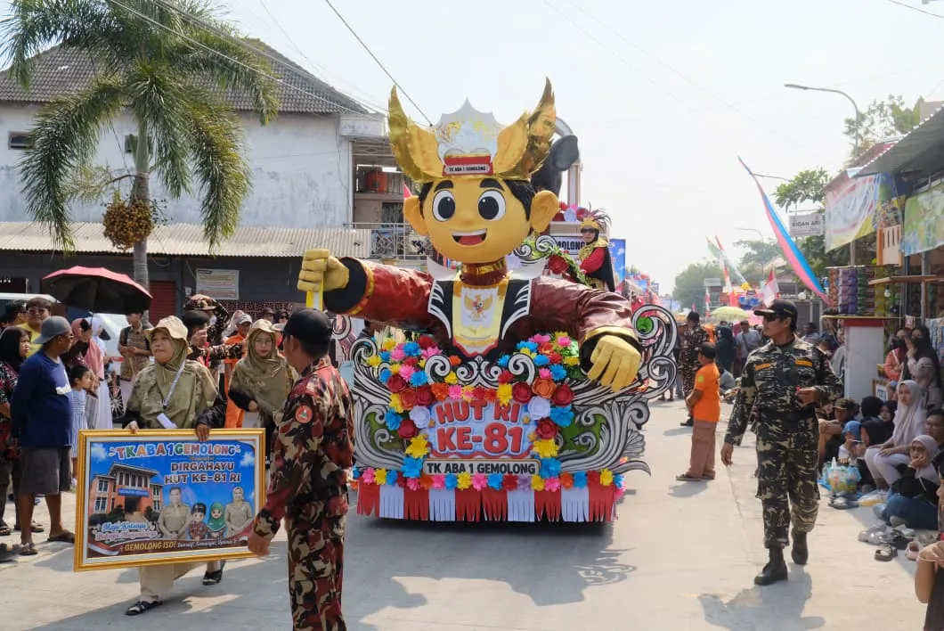 Karnaval hingga Turnamen Olahraga Ramaikan Perayaan HUT RI di Gemolong Sragen