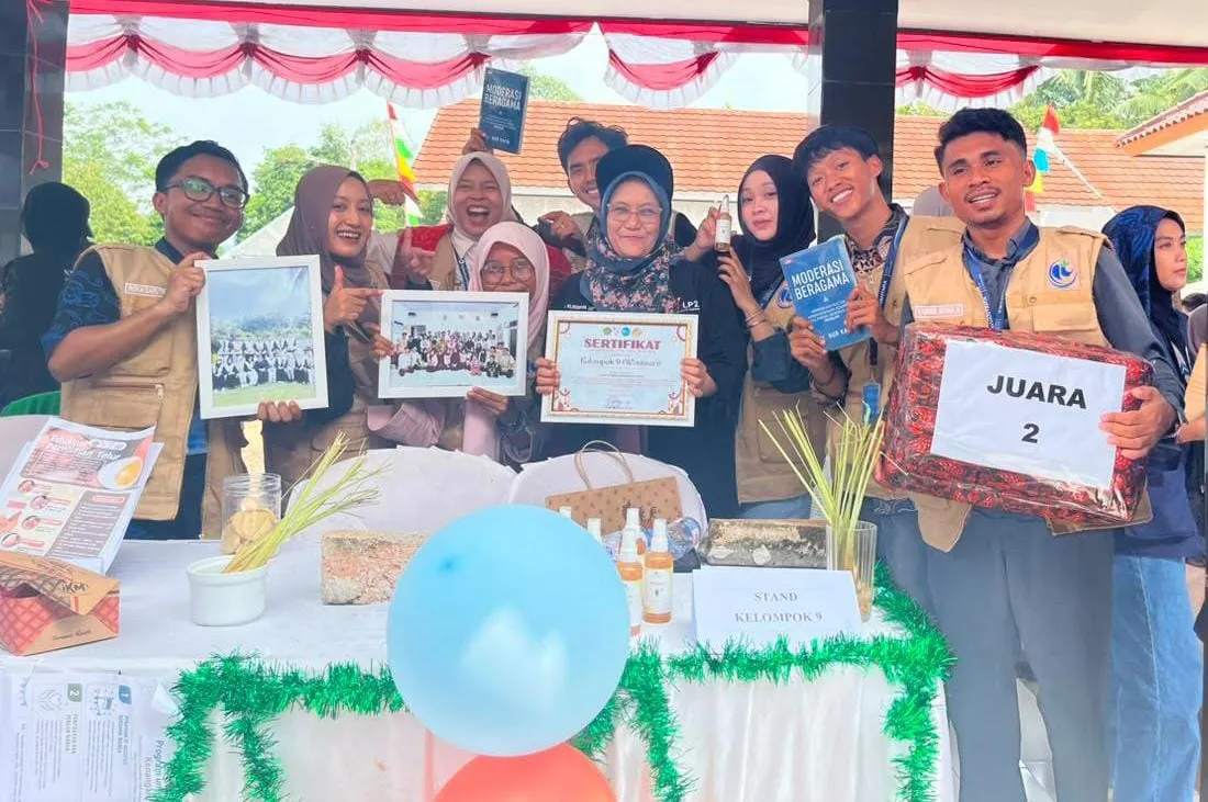 Sereh Jadi Spray Nahwangi, Mahasiswa TMA UIN Saizu Juara II Ekspo KKN Nusantara