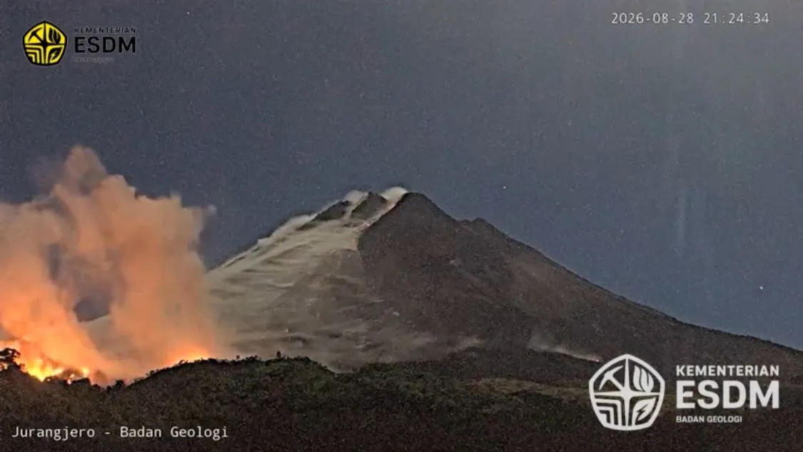 Awan Panas Guguran Merapi Meluncur 2 Km, Picu Kebakaran Vegetasi