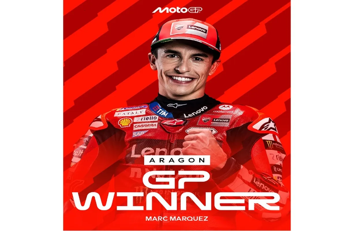 Hasil MotoGP Aragon 2026: Marc Marquez Juara, Naik ke Posisi 2 Klasemen