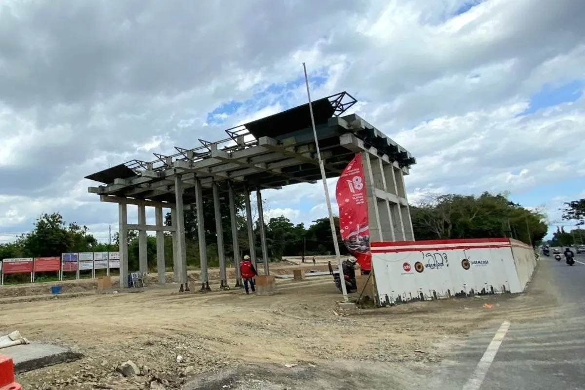 Struktur GT Trihanggo Sleman Rampung, Bakal Dihiasi Siluet Ratu Boko
