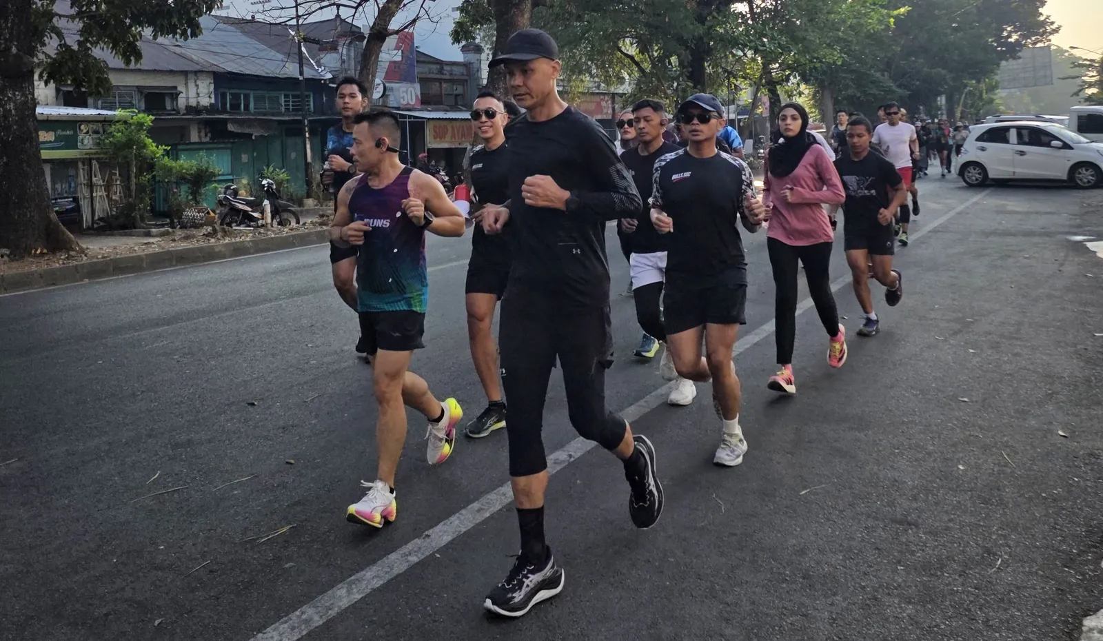 Ikuti Bulls.Soc Fun Run di Solo, Ganjar Pranowo Kampanyekan Peduli Lingkungan