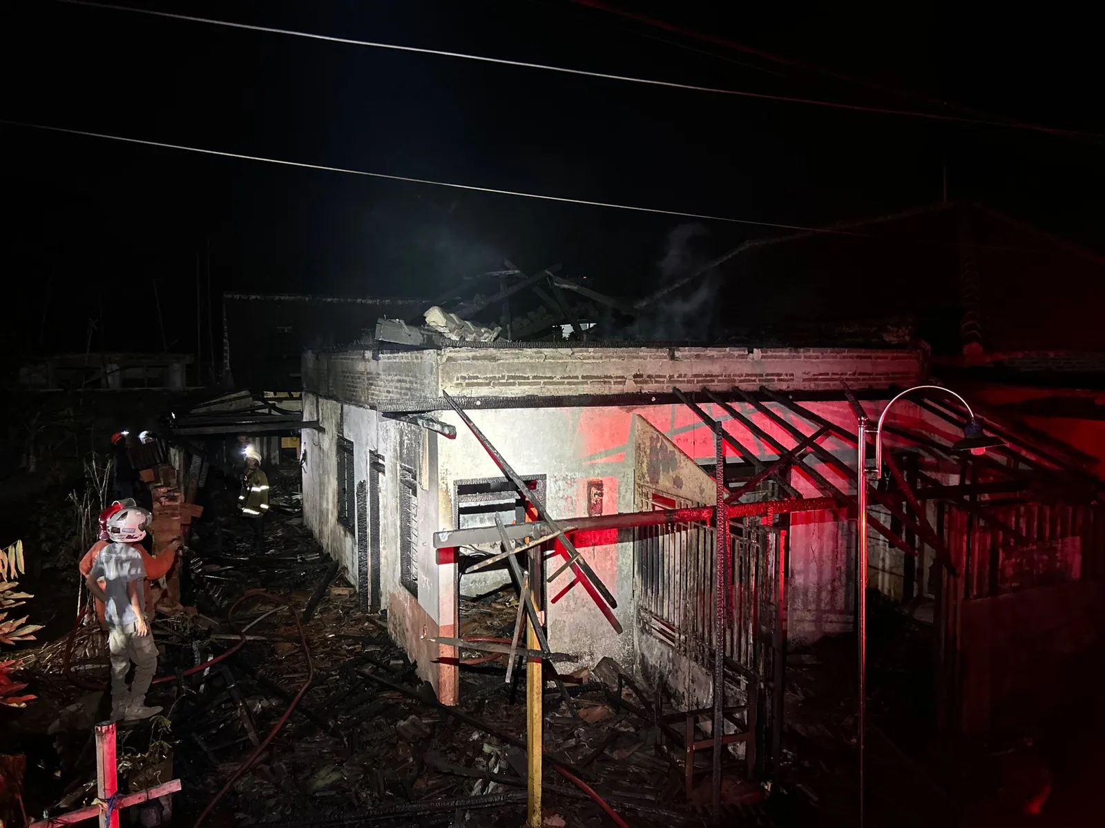 Hendak Mengisi Botol Bensin, Rumah Warga di Klumprit Sukoharjo Ludes Terbakar