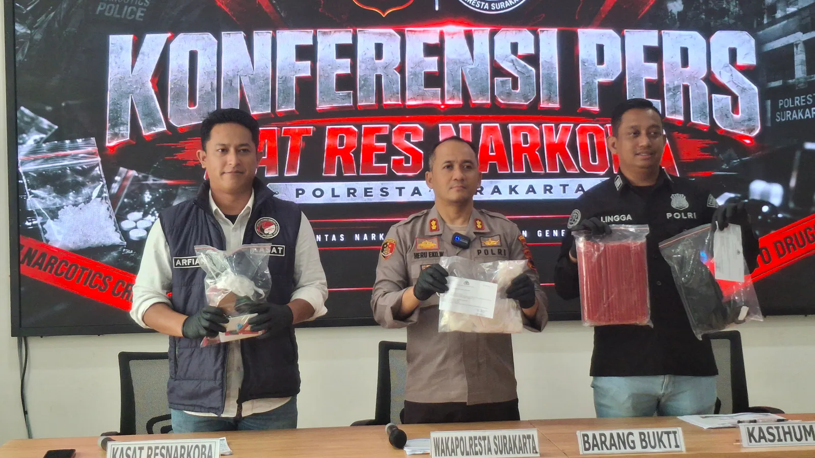 Polresta Solo Sita Sabu 537 Gram, 2 Tersangka Dibekuk