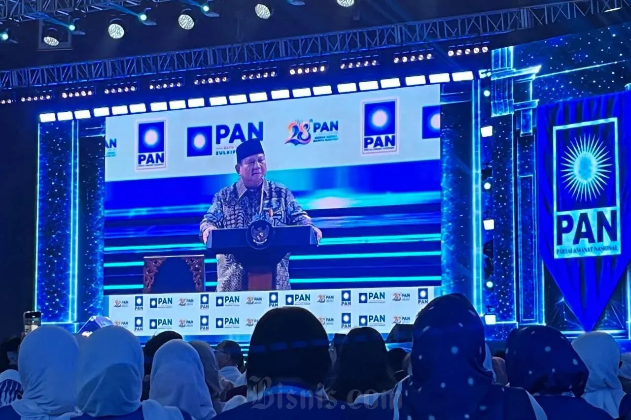 HUT ke-28 PAN, Prabowo Sebut PAN Kawan Seperjuangan yang Setia