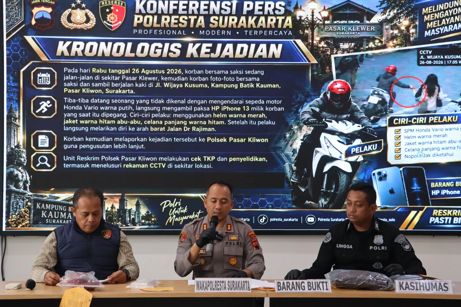 Saat Berfoto-foto di Kampung Batik Kauman, iPhone 13 Milik Wisatawan Dijambret