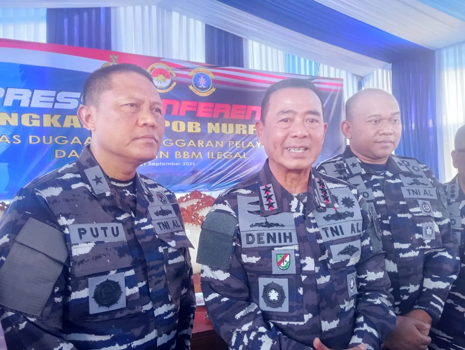 TNI AL Amankan 407 Ton Solar Diduga Ilegal di Perairan Semarang