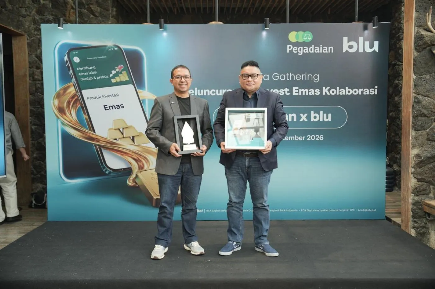 Investasi Mudah Modal Rp10.000, Pegadaian & BCA Digital Hadirkan bluInvest Emas