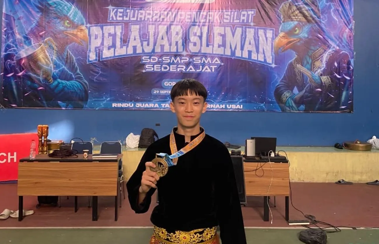 Siswa SMPII Al Abidin Yogyakarta Raih Emas Pencak Silat Kejurkab Pelajar Sleman