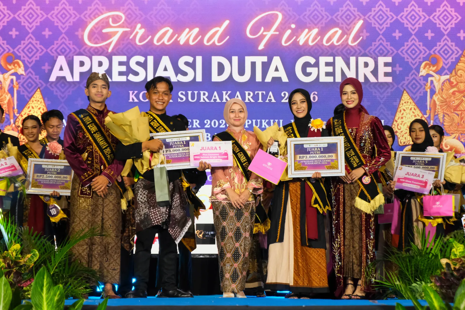 Selamat! Aziz Ardi Wardana dan Zidni Ilma Raih Juara I Duta GenRe Kota Solo 2026
