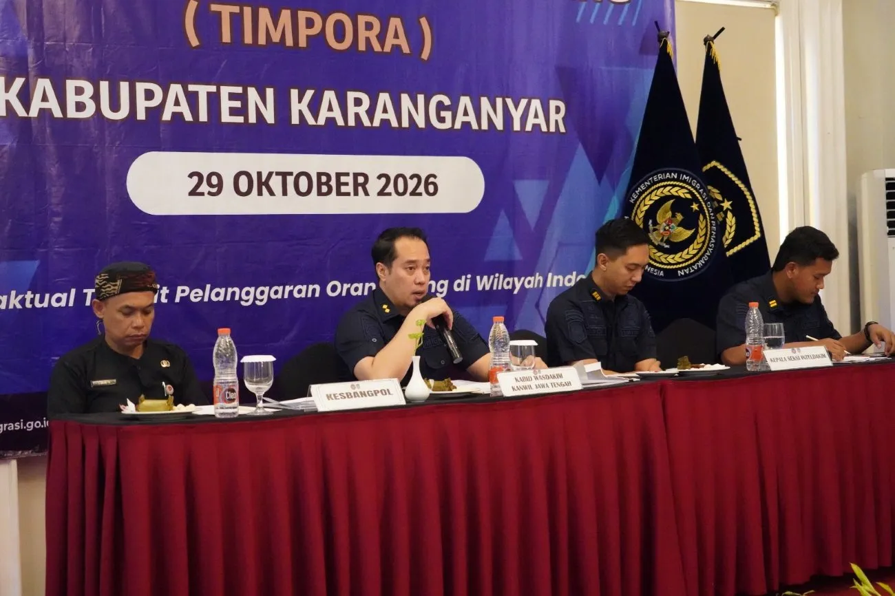 Imigrasi Surakarta Gelar Rapat Timpora Karanganyar, Sinergi Awasi Orang Asing